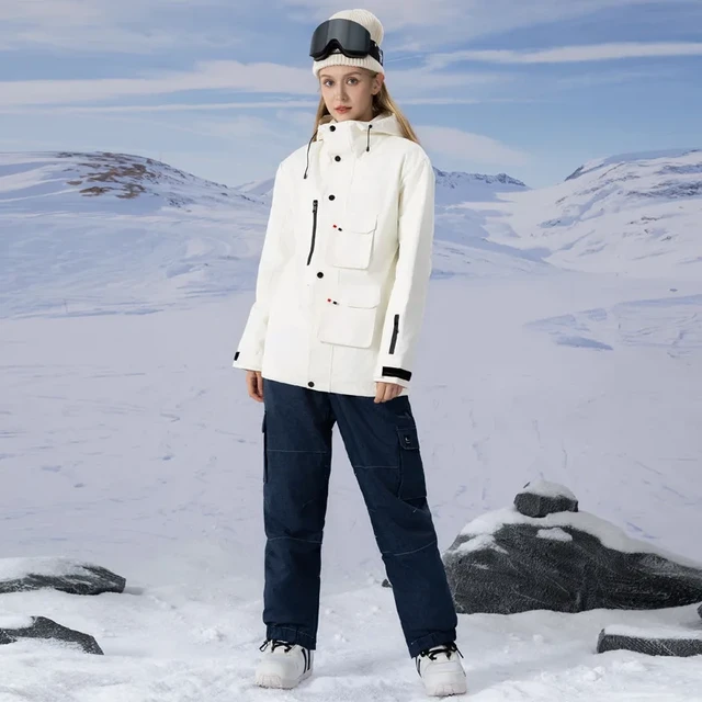 New 2024 Winter Women Snowboard Suit Jacket Pants Man Mountain