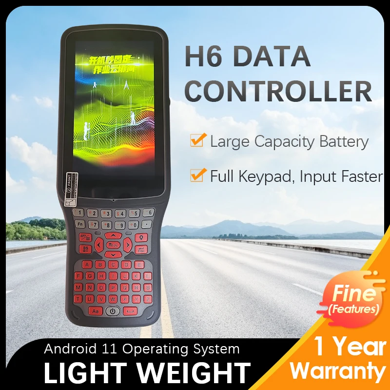 

New 2023 In Stock Gnss Rtk Controller with Egstar Or Surpad Software System Handheld Touch Screen GNSS H6 Controller