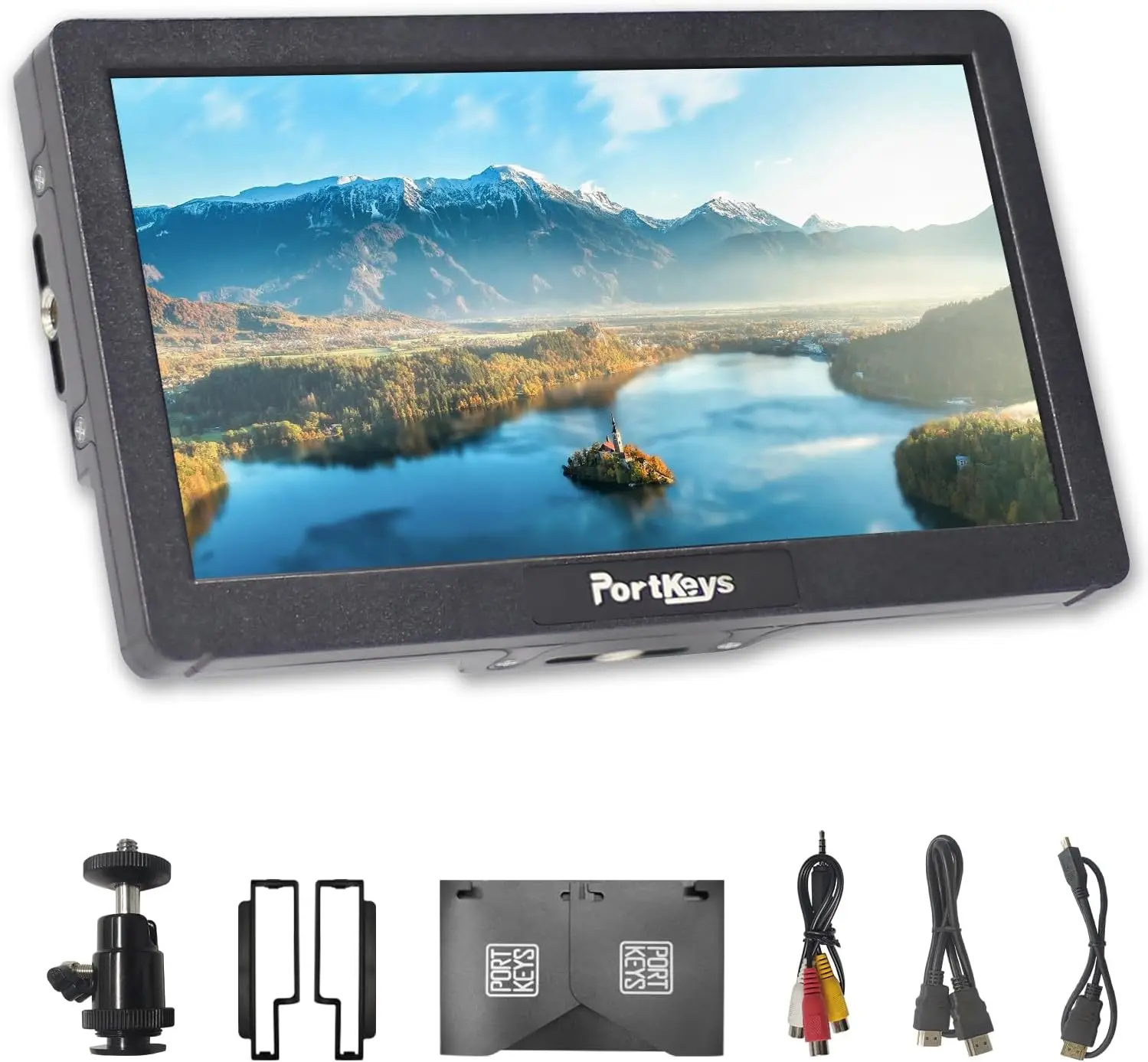 Portkeys HD7H Camera Field Monitor 7'' 1000nit High Brightness Camera Monitor with Top Shortcut Keys Suitable for Video