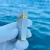 Luxury Gas Lighter Bright Sound Brushed Smoking Gadgets Metal Brass Best Choice Gift Dupont  for Men Smoker Collection 5