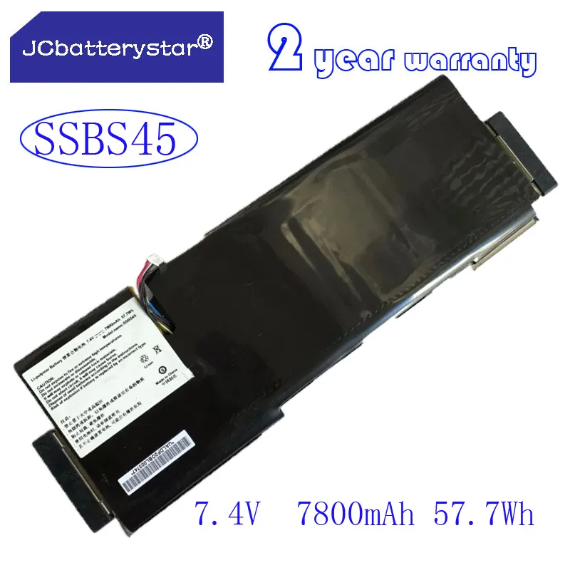 

JC high quality New Laptop Battery SSBS45 7.4V/57.7Wh/7800mAh For Haier x1, x1t Jinmai 3 Battery Replacement