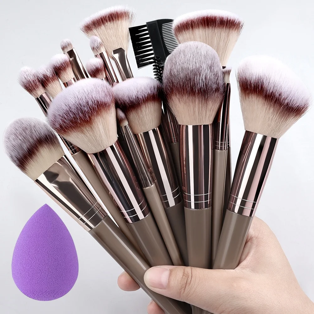 Professional Makeup Brush Set - Super Soft Brushes for Blush, Highlighter, Foundation, Concealer, and Eyeshadow
