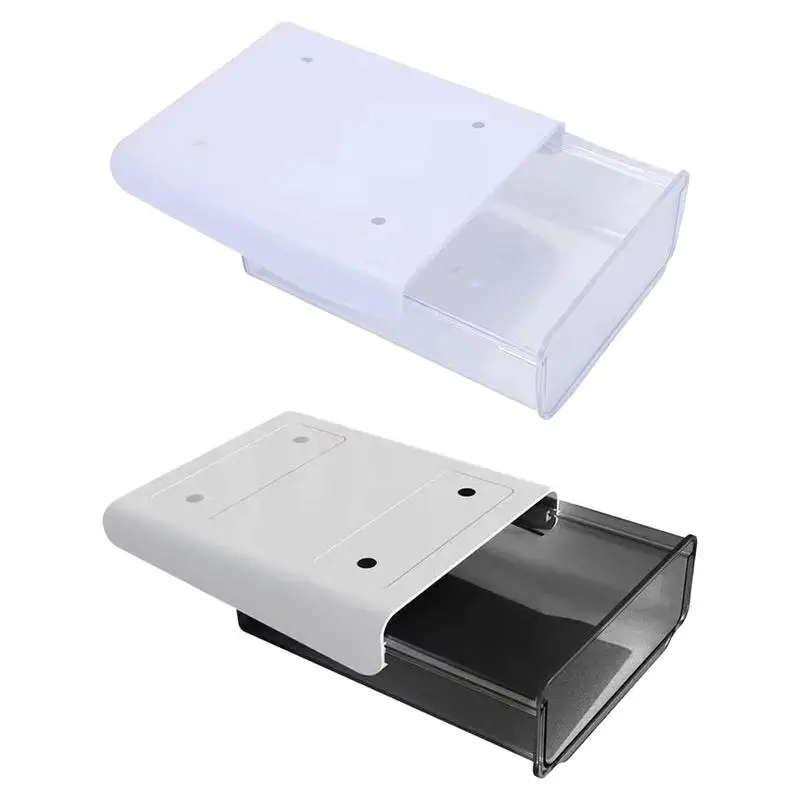 

Ящик для хранения под столом, скрытый ящик для хранения, большой Органайзер, коробка с уплотнением, искусственная табличка для хранения, ящик без перфорации