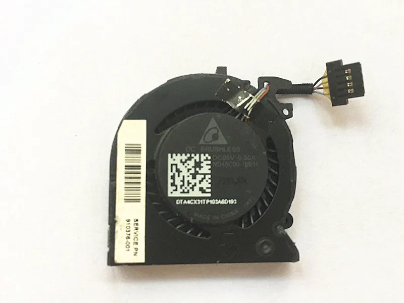 

Новый вентилятор ЦП для HP 13-w013dx TPN-Q178 охлаждающий вентилятор для ноутбука 910376-001