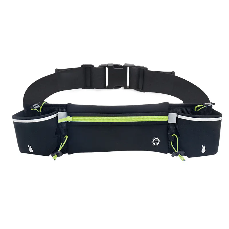 Marathon Trail Running Waist Pack For Phone Water Bottle Sports Fanny Pack Fitness Dual Pocket Running Belt Waist Bag Men Women 6
