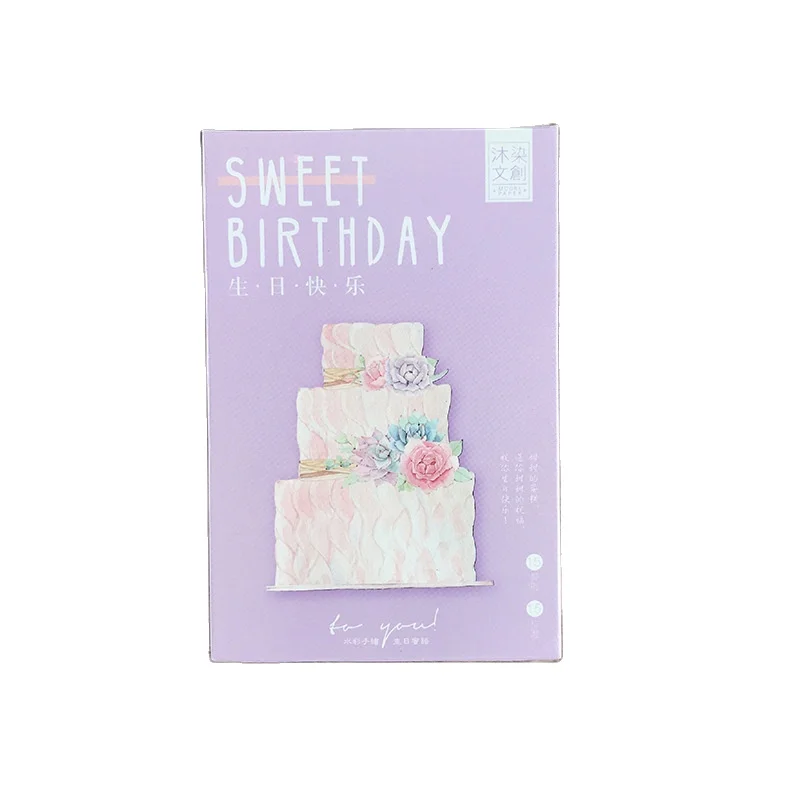30 sheets/Set Creative Sweet Birthday Postcard /Greeting Card/Message Card/Christmas and New Year gifts