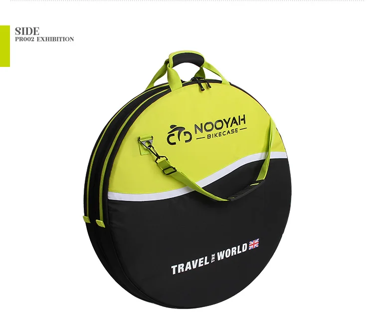NOOYAH Fahrradradtasche Fahrradrenn Ersatzrad Transporttasche 3 Lagiger Stoffschutz Reifenpackung 2 in 1 Fahrradzubehör – Detail 21