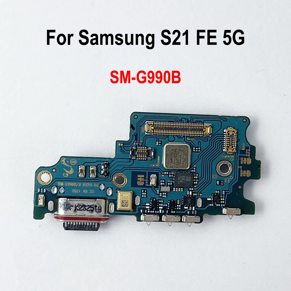Гибкий кабель для зарядки для Samsung Galaxy S21 FE 5G (версия для ЕС), USB-порт для зарядки, док-разъем, зарядная плата