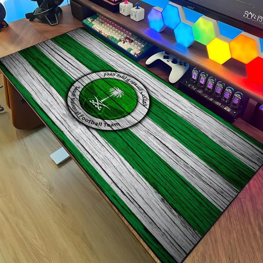 وسادة مكتب كبيرة الحجم من المطاط، بتصميم شعار المم...