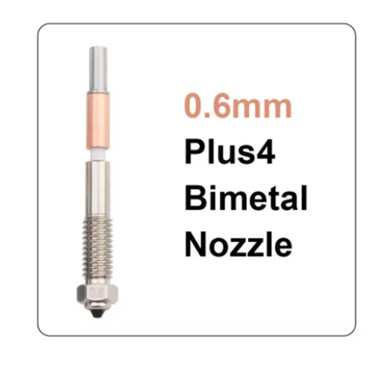 B82B-0.6Mm Qidi Plus4용 바이메탈 노즐 절연 통합 Qidi Plus4 바이메탈 노즐 절연 Integra용