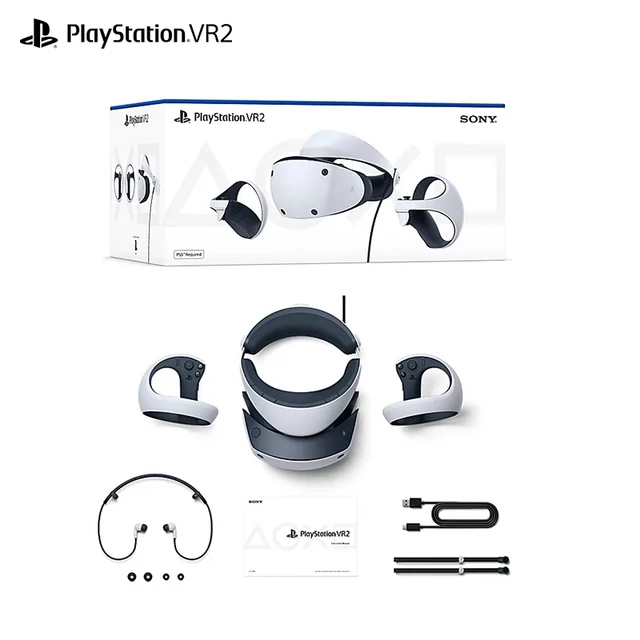 SONY PlayStation VR2 Headset & Sense Controllers PS5 Game USB-C