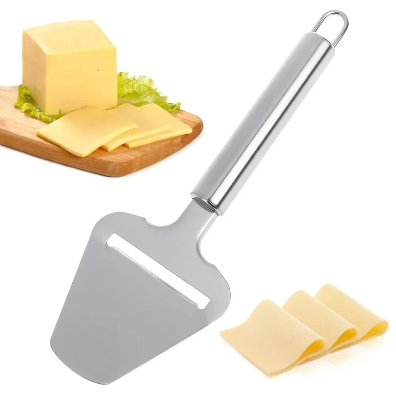 Silver Stainless Steel Cheese Peeler Slicer Butter Slicer