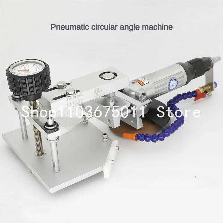 

Multi functional pneumatic glass rounded corner machine Rock panel glass chamfering machine R2-500
