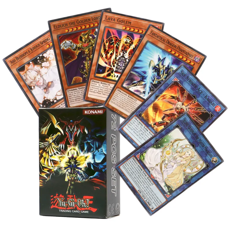 Eldlich Sky Striker 가상 단어, Yu GI OH 마스터 결투 경쟁 데크 트레이딩 카드 게임, 영어 유희왕 카드, 박스 당 72 개