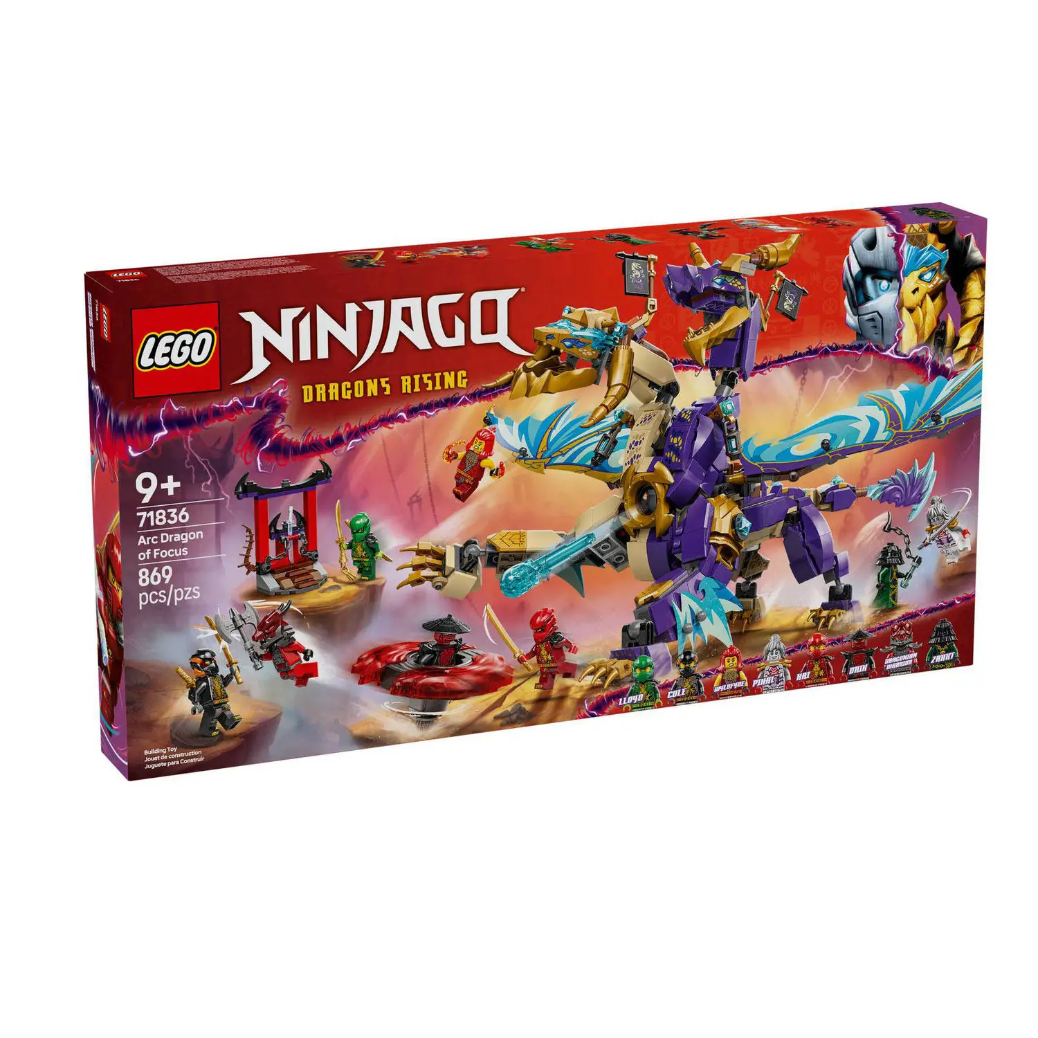 LEGO® NINJAGO® Arc Dragon of Focus 71836 Ninja Toy Blocks Toy