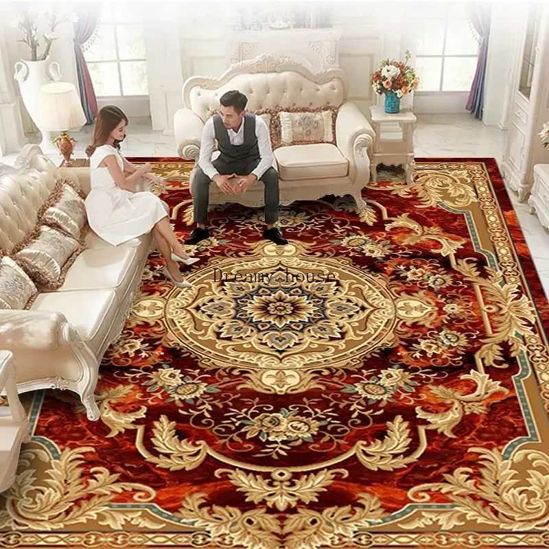 Plush Carpet Decorative Carpet Silk Wool Rug Plush Rug Imitated Cashmere Carpet area rug alfombra home carpets for bed room carpet rugs and carpets for home living room luxury washable Decoration