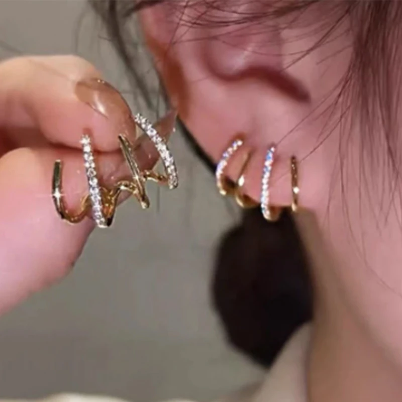 2022 New Crystal Flower Drop Earrings For Women Fashion Jewelry Gold Colour  Rhinestones Earrings Gift For Party Best Friend - Dangle Earrings -  AliExpress