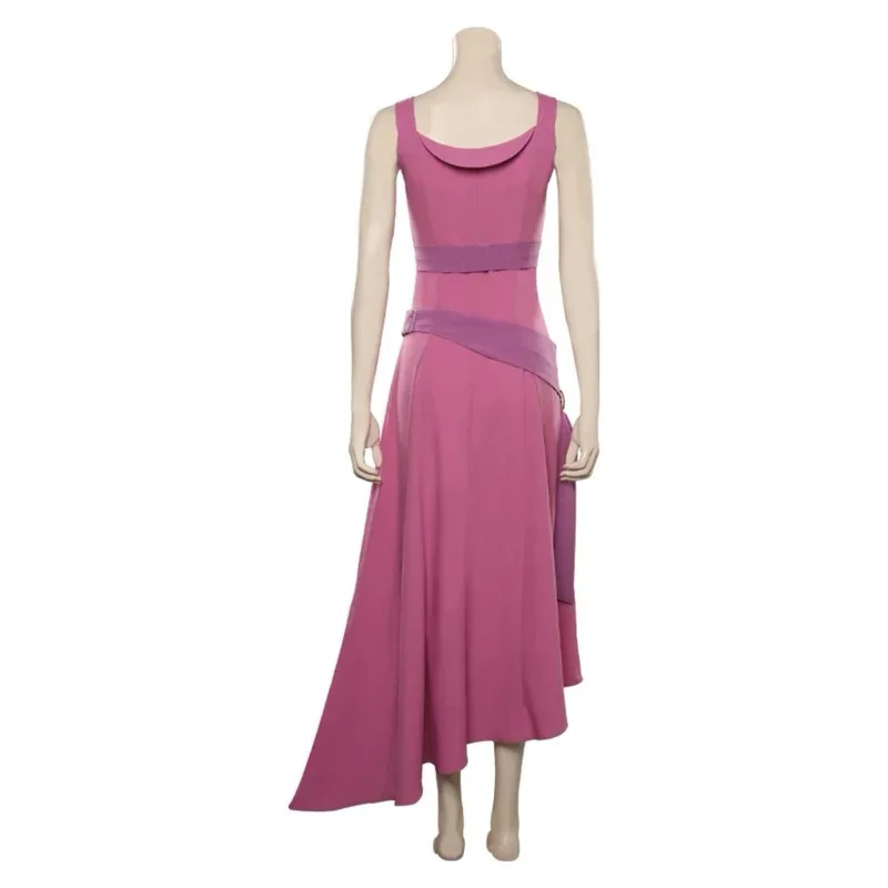 Hercules Megara Hades Costume Cosplay dessin animé film tenues hommes femmes Robe Robe perruque Halloween carnaval festa jeu de r - immagine 4