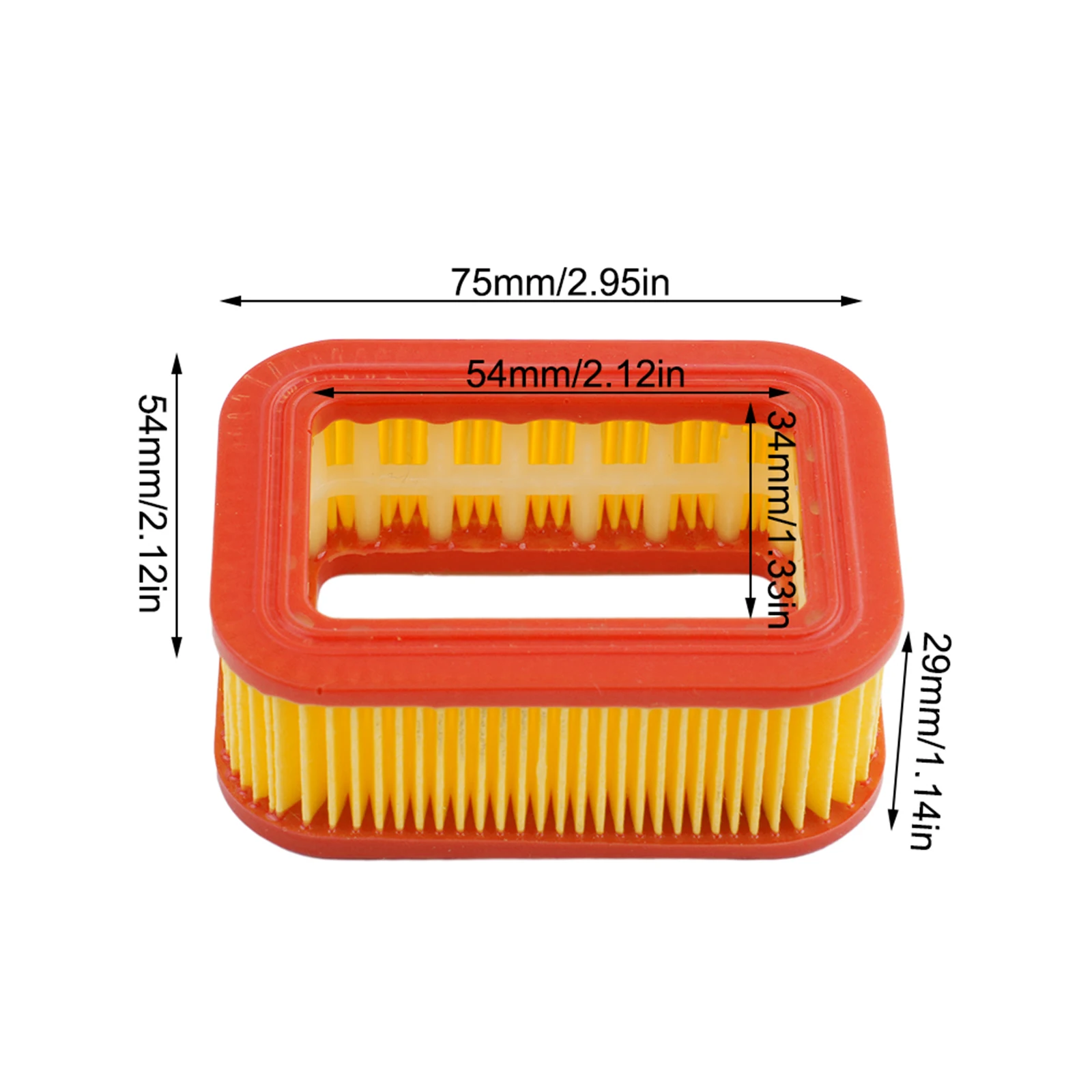 Air Filter Component Kit For 5200 5800 52/58CC Chainsaw Includes Primary Filter And Supporting Parts For Stable Use