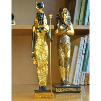 Egyptian Travel Sculpture Ornaments Modern Minimalist Home Hall Decoration Pharaoh Ancient Legends Living Room Decor Accessories