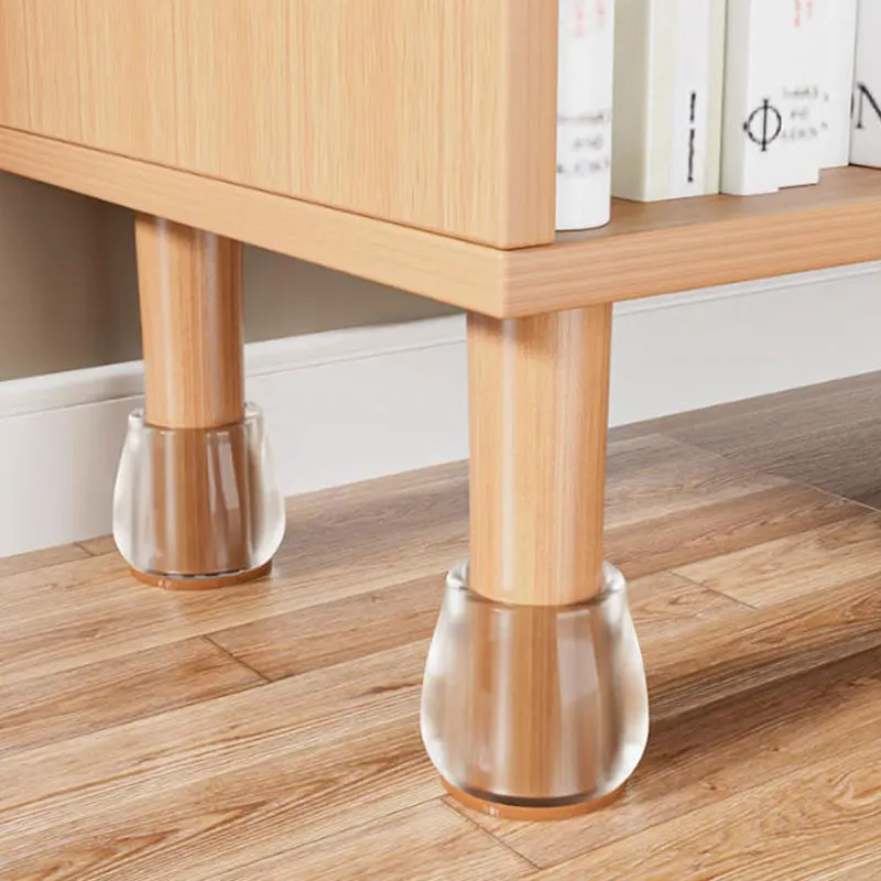 Silicone Furniture Leg Protectors with Felt Pads - Floor-Safe Chair and Table Foot Covers (24/4 Pack)