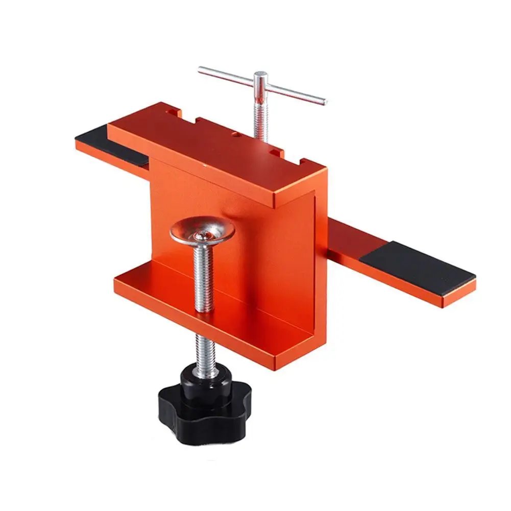 

Cabinet Door Mounting Jig Support Arm And Clamp Integrated Aluminum Alloy Body Heavy Duty Tool For Cabinets With Face Frame