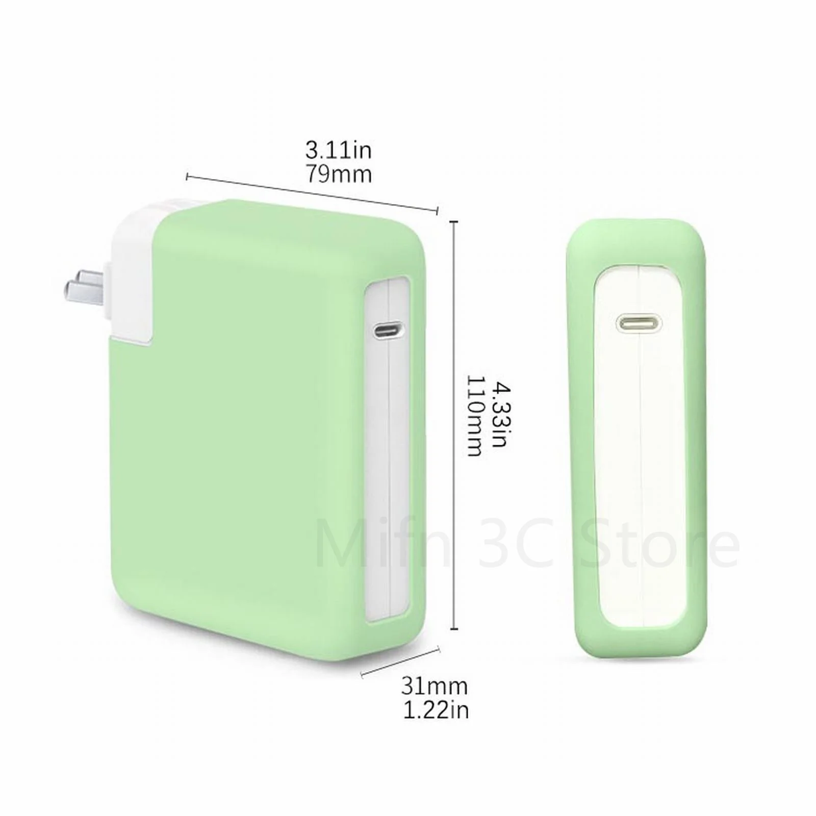 140w carregador de silicone macio adaptador de