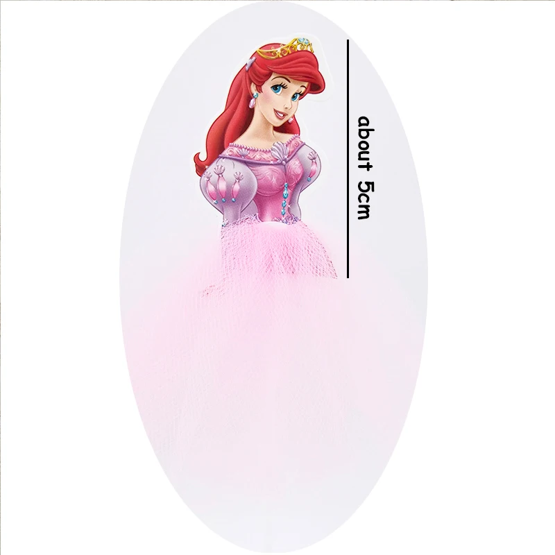 thumbnail image 1 of 1/2/5/10 piezas de decoraciones para tartas de Disney Princess Frozen Blancanieves Sofía niña cumpleaños baby shower cupcakes Toppers boda pastel bandera, 1 of 5