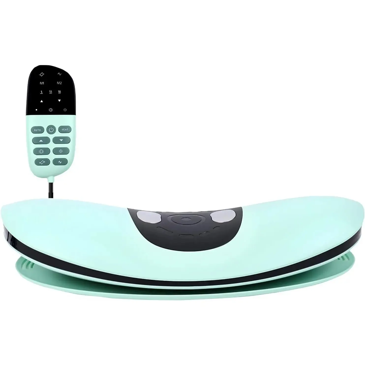 Electric Lumbar Traction Massager with Dynamic Airbag & Heat, Lower Back Stretcher Deep Tissue Vibration Remote Control