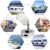 12V - 24V RV Lamp with USB Type C Charging Port Type A USB 360°Swivel Light for Bedside Reading lamp of Truck Trailer Ship 6