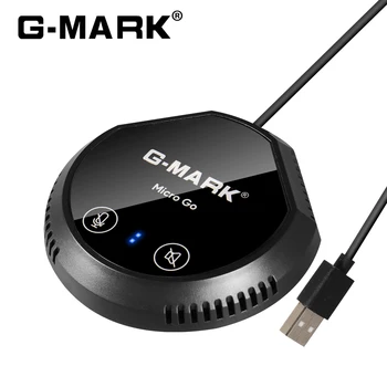 USB 스피커 G-MARK 마이크로 이동 블루투스 회의 스피커폰 마이크 호환 컴퓨터 플러그 및 재생