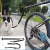 Dog Bicycle Leash Dog Running Walking Leash Removable Elastic Dog Bicycle Leash Metal Extension Elastic Ropes Towing Pet Dogs 3