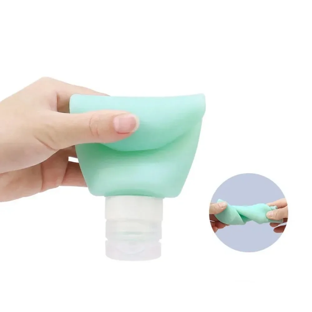 Silicone Bottle 200ml Refillable Lotion Shower Gel Shampoo Container Empty Portable Travel Accessories