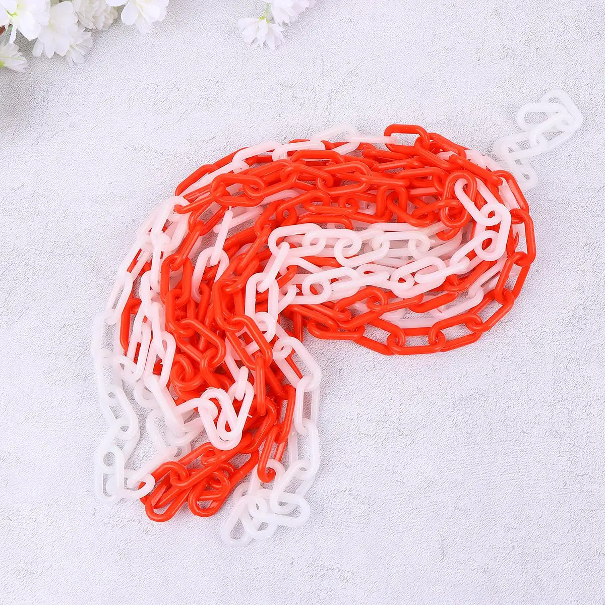 Chain Link Fence Parts Chains Belt Strap Accessories Decorative for Hanging Red