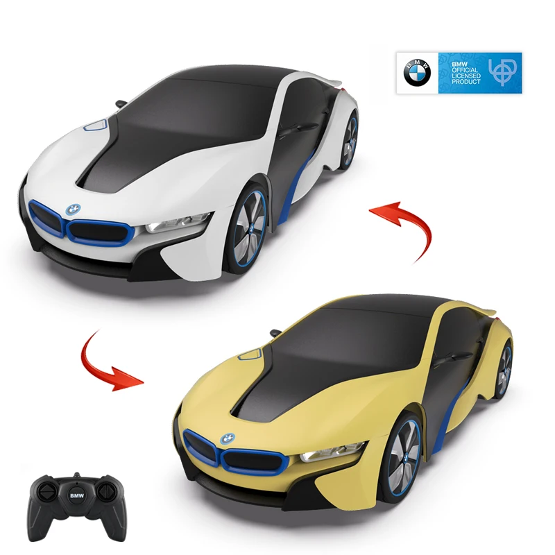 NEW BMW i8 UV Sensitive Collection RC Car 1:24 Scale Remote