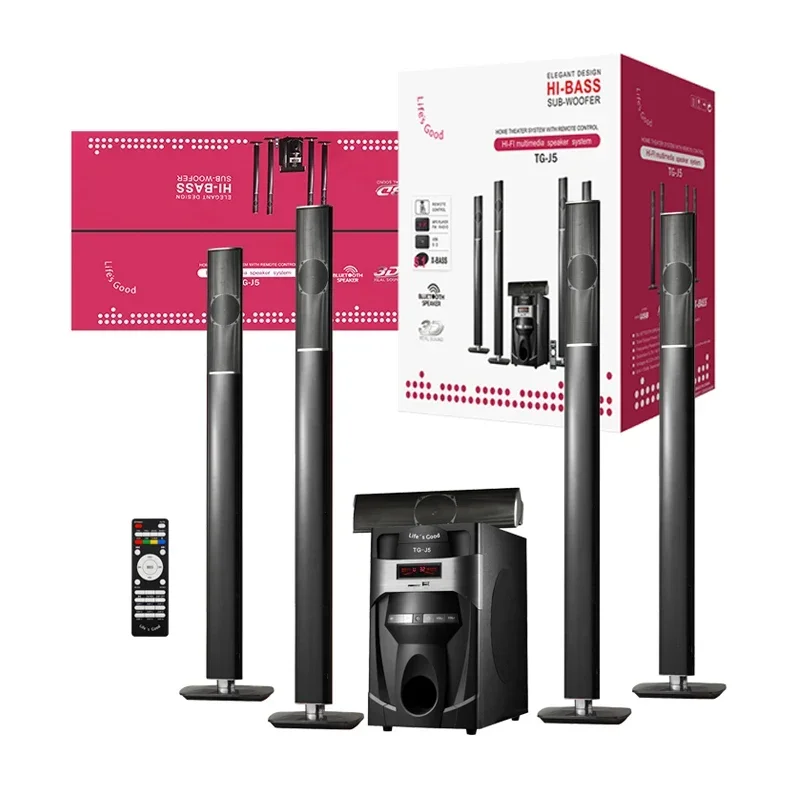 Il Buon Tg-J5 Nuovo 5.1 Altoparlante Hom Tetar Sistema Home Theater Altavoces Tg Bocinas Mini De Personajes