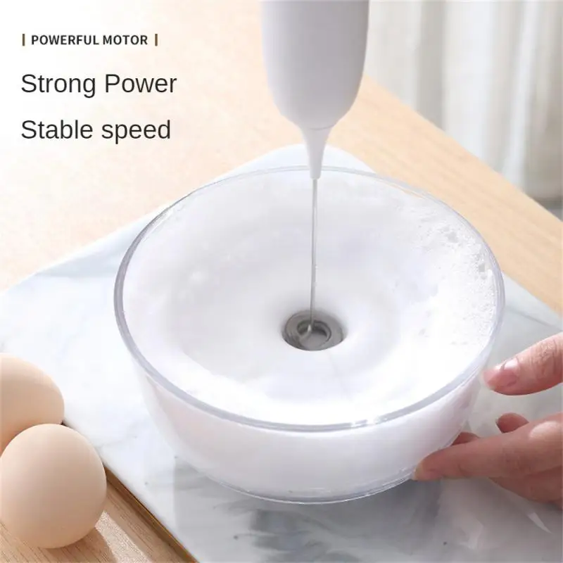 Battery Electric Milk Frother Handheld Egg Beater Coffee Maker Kitchen  Drink Foamer Whisk Mixer Coffee Creamer Whisk Frothy - Egg Tools -  AliExpress