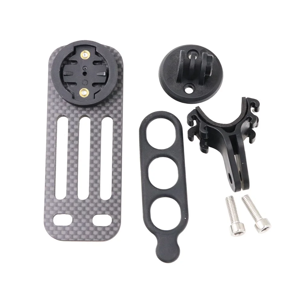 

2022 New 3K Full Carbon Fiber Road Bicycle Computer Mount Holder ALANERA handlebar Bracket for Garmin