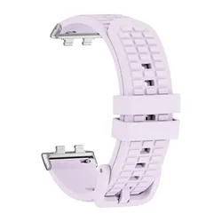 Rubber Strap Sport Belt Wristband Bracelet for Smartwatch Accessories (Official purple)
