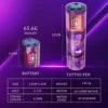Tattoo Kit POSEIDON High Power Tattoo Pen Kit For Permanent Makeup Tattoo Machine Kit Hot Purple Tattoo Power Supply Tattoo Gun 4