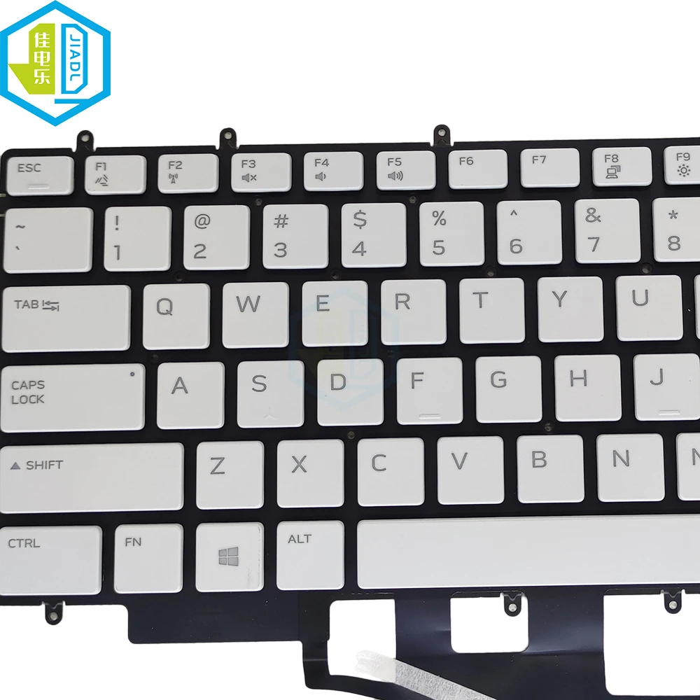 Inglês Eua Rgb Teclado Retroiluminado para Dell g7 7587 7588 7700 7790 0730hh 05vv61 Teclados do Portátil do Jogo com Luminoso Colorido - Imagem 2