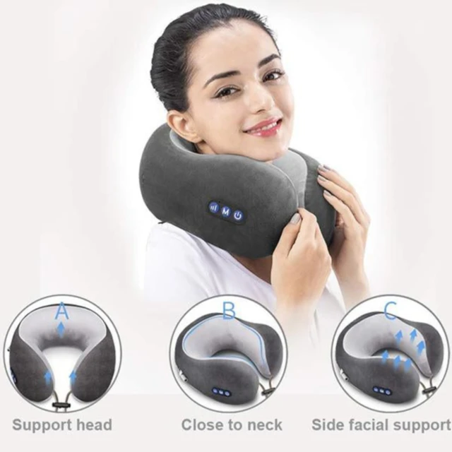 Electric Neck Massager U shaped Pillow Multifunctional Portable Shoulder  Cervical Massager Outdoor Home Car Relaxing Massage - AliExpress
