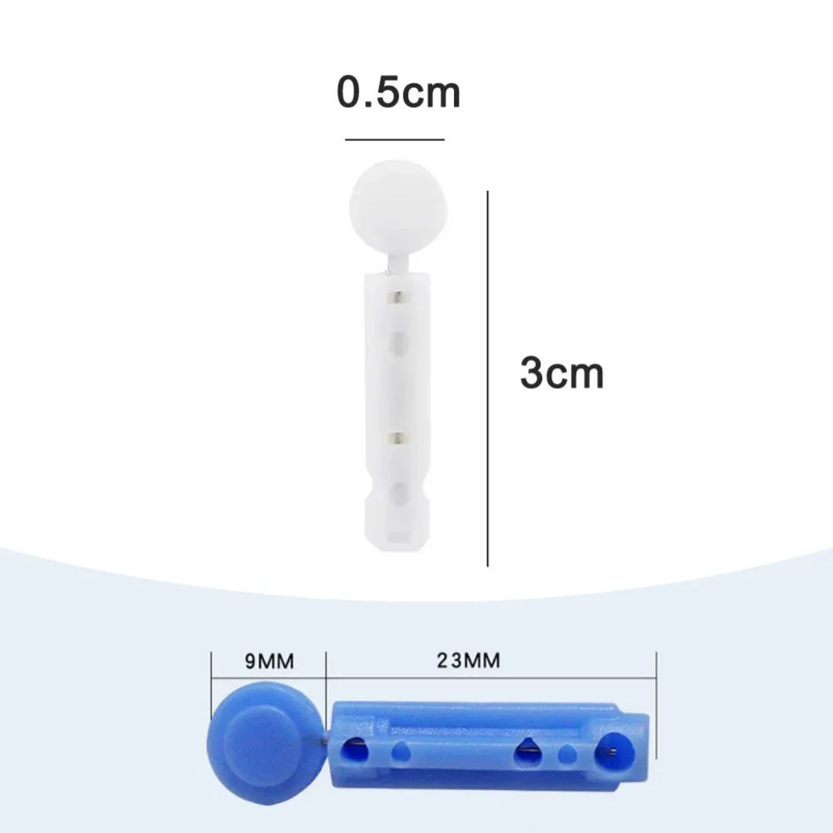 50pcs Blood Lancet Pen Disposable Needles Pen Glucose Meter Diabetes Test Sterile Lancets Vent Drain Blood Lancet Medical Tools 6