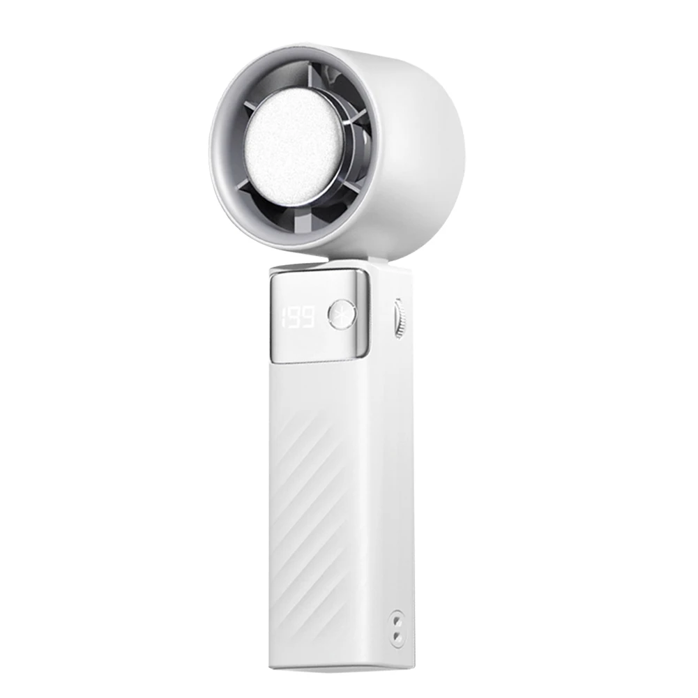 Portable Handheld Fan Foldable Hand Fan 199 Gear Desktop Cooling Fan USB Rechargeable Small Table Fan for Camping Hiking Fishing