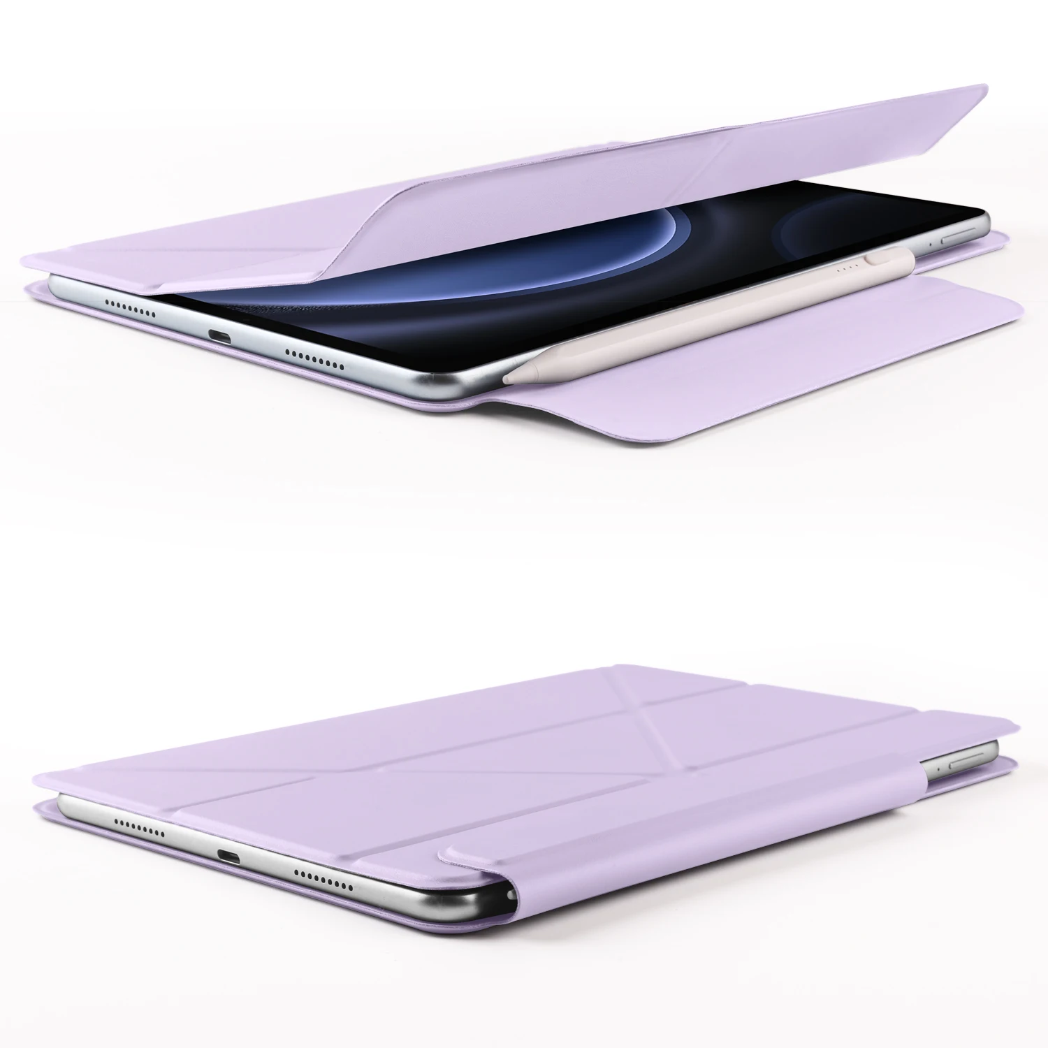 Ultra Thin Magnetic Multi-Folding Stand Tablet Case with Auto Sleep/Wake
