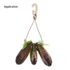 Natural Material Pet Parrot Toy Bird Paw Grinding Biting Wooden Toys Pet Parrot Macaw Hammock Bird DIY Toy 4
