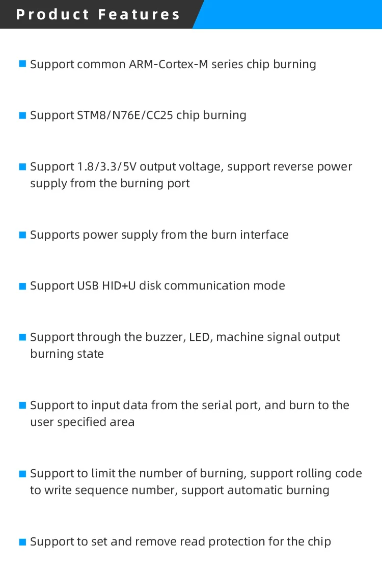 MiNI-Pro Offline Downloader V2 Programmer Downloader STM32 STM8 MM32 Universal B