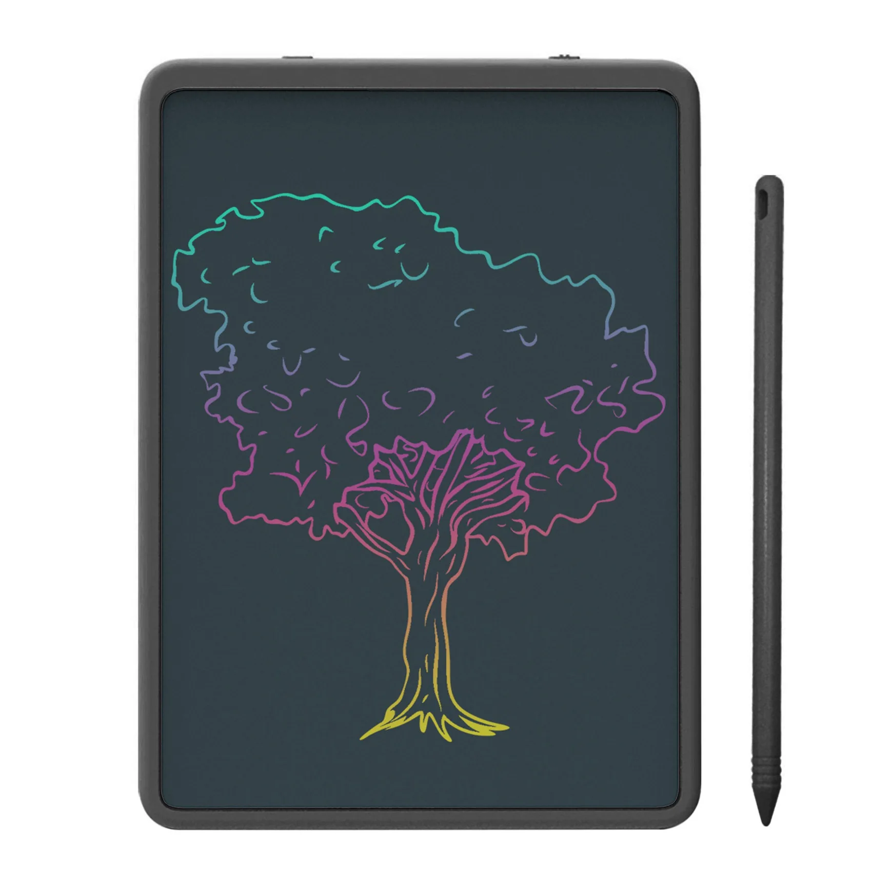 

ЖК-доска для письма, 11-дюймовый электронный цветной экран, доска для письма, блокнот для граффити, можно стирать магнитные заметки для рисования (черный)