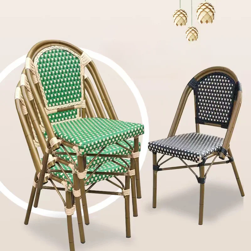 

Outdoor Home Beach Chairs Rattan Garden Patio Living Room Beach Chairs Terrace Lounge Meble Ogrodowe Balcony Furniture QF50OC