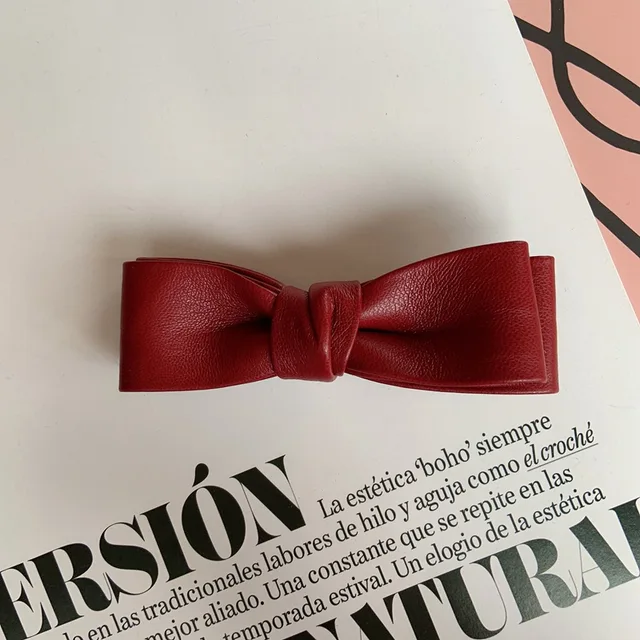 New Women Long Leather Ponytail Hold Hair Tie ободок для волос Headband Hair bands For Girls Hair Accessories gumki do wlosow Y 9